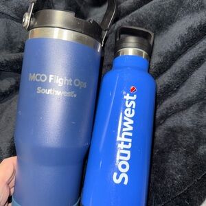 Southwest Blue Travel Mugs Set